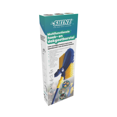 Shine multifunctionele hoek- en gootborstel