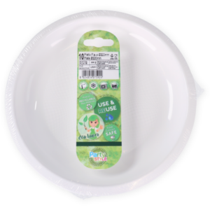 Goldplast Reusable bord rond PP 22cm wit 10pak