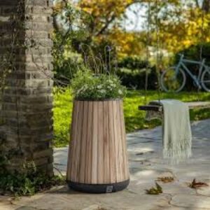 Keter Pine Conic Planter Light Brown 59.5x50.5cm
