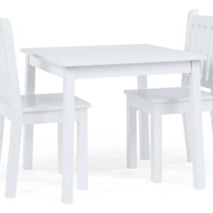 Daylight Houten Tafel + 2 Stoelen Set Wit